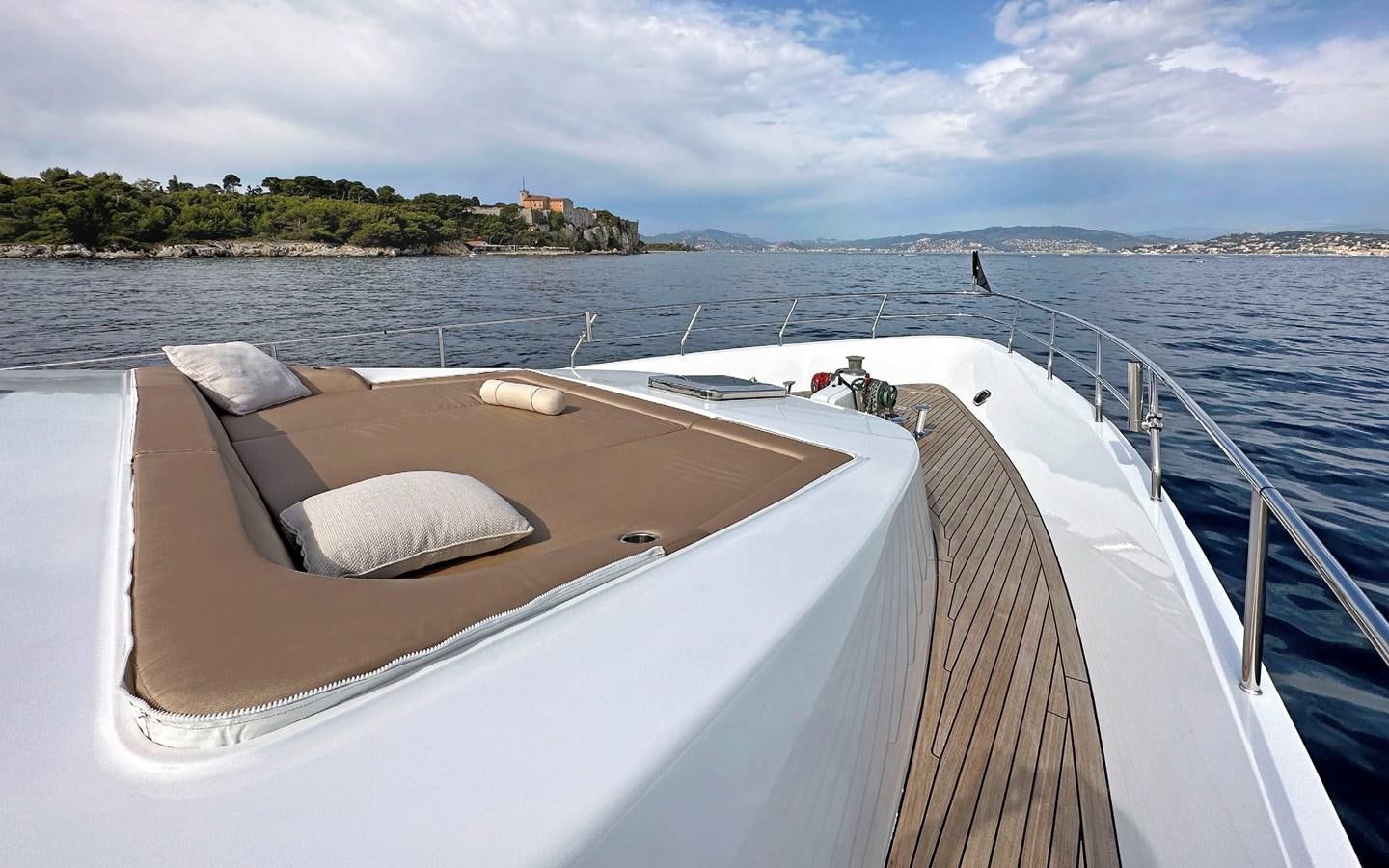 a boat on the water aboard LORCA Yacht for Sale