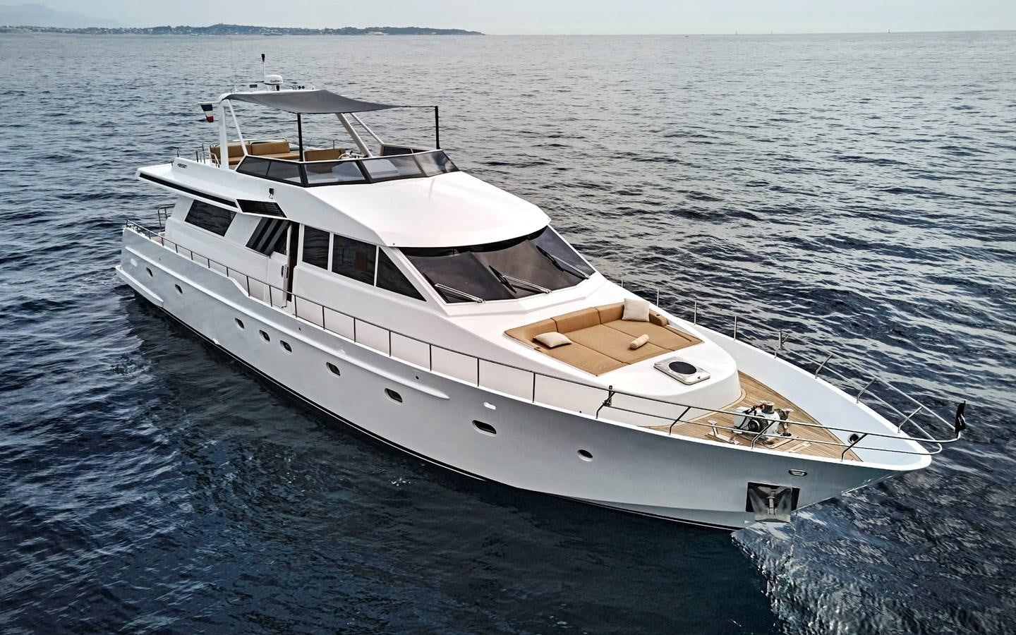 a boat in the water aboard LORCA Yacht for Sale