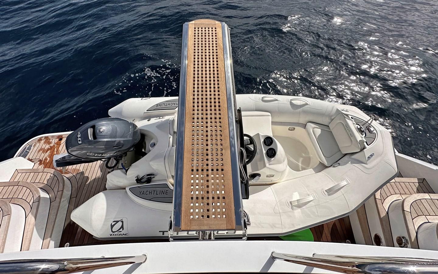 a boat on the water aboard LORCA Yacht for Sale