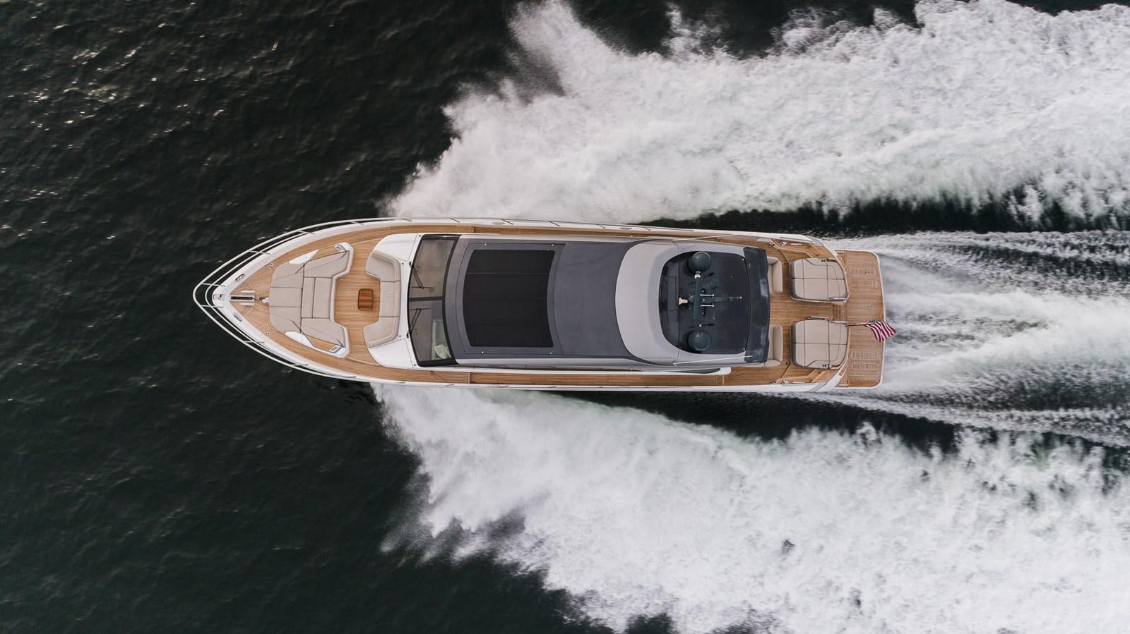 a car on a snowy road aboard SPINDRIFT Yacht for Sale