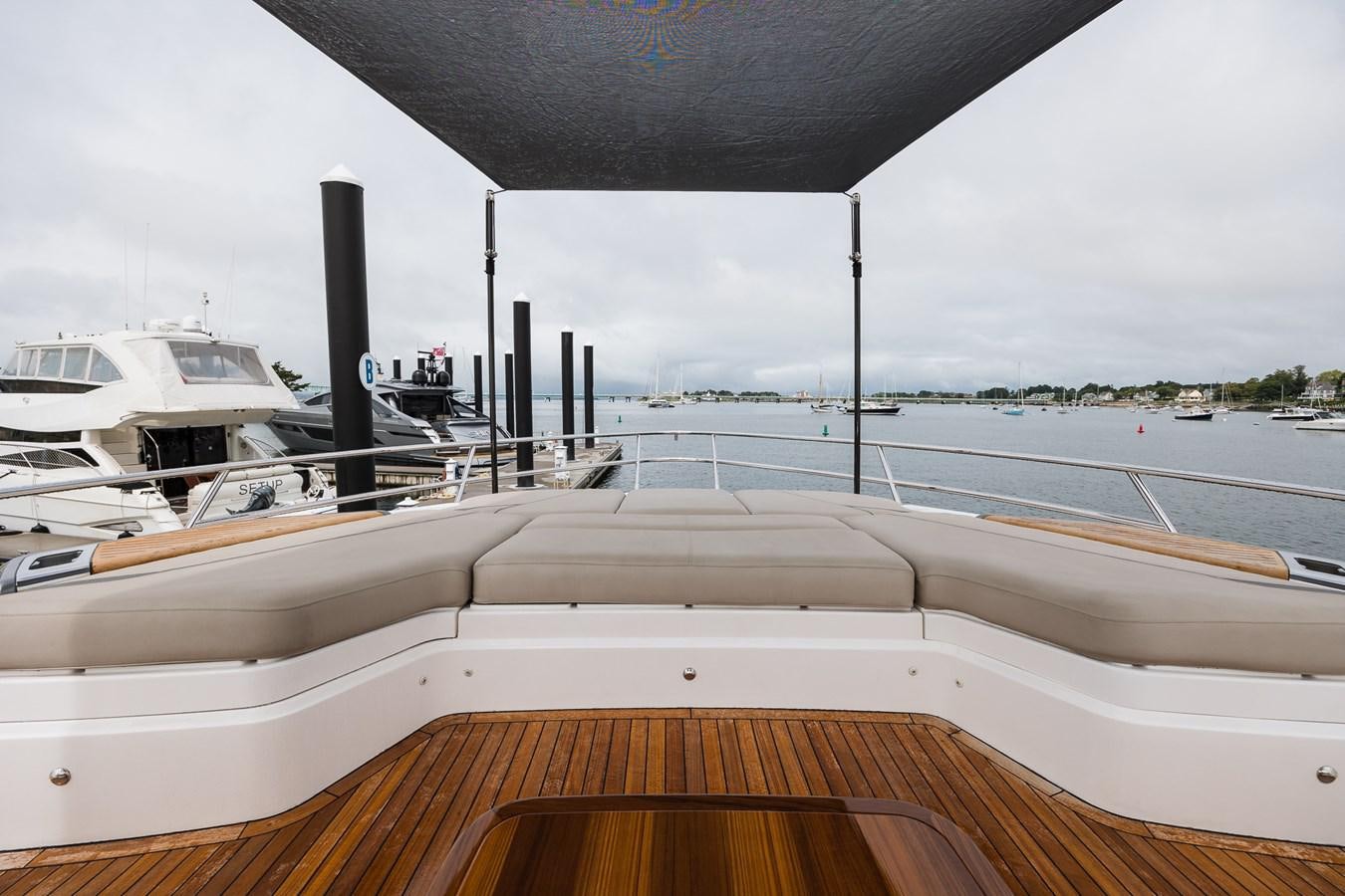 a boat on the water aboard SPINDRIFT Yacht for Sale