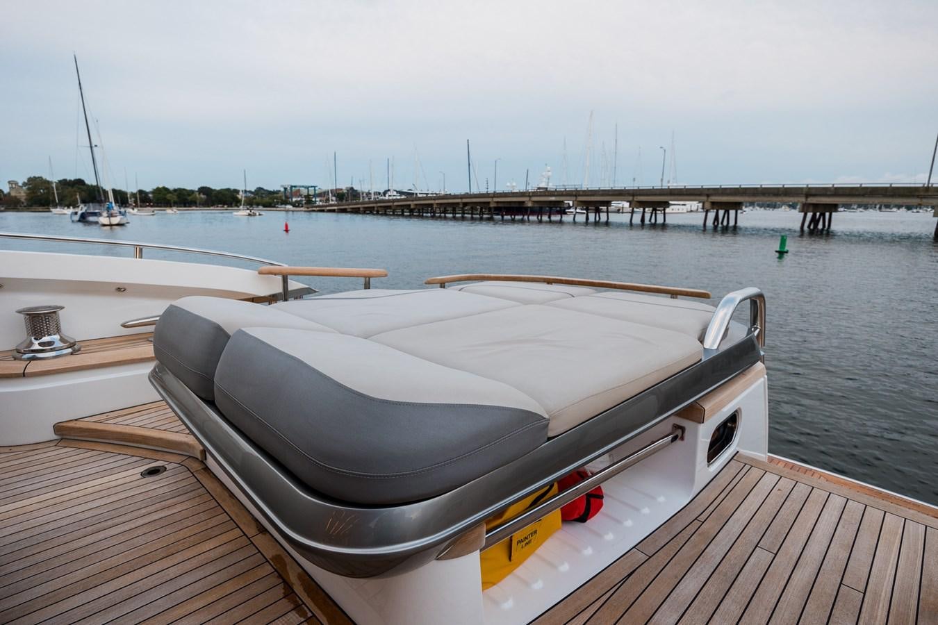 a boat on the water aboard SPINDRIFT Yacht for Sale