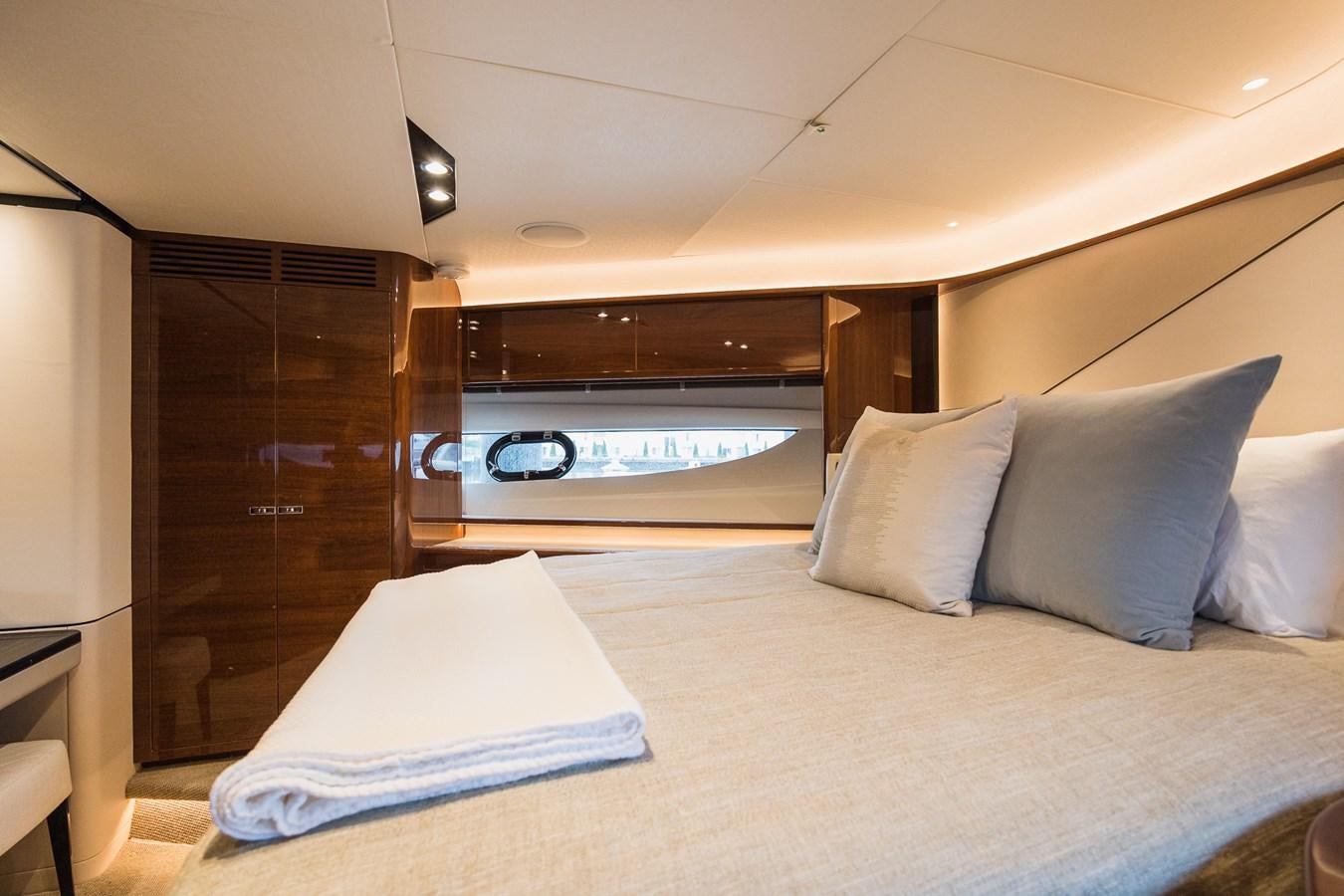 a bed with a large bed aboard SPINDRIFT Yacht for Sale