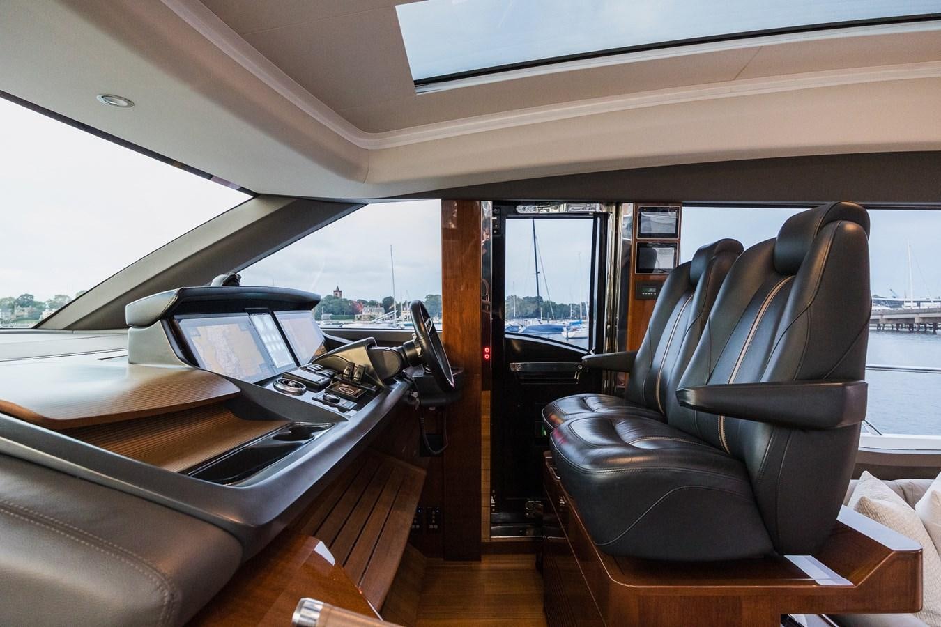 inside of a car aboard SPINDRIFT Yacht for Sale