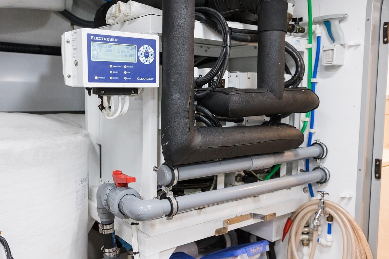 a machine with a metal handle aboard SPINDRIFT Yacht for Sale