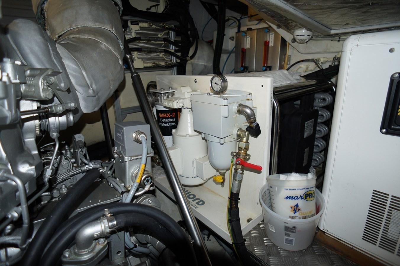a machine with a large pipe aboard THE OFFICE Yacht for Sale
