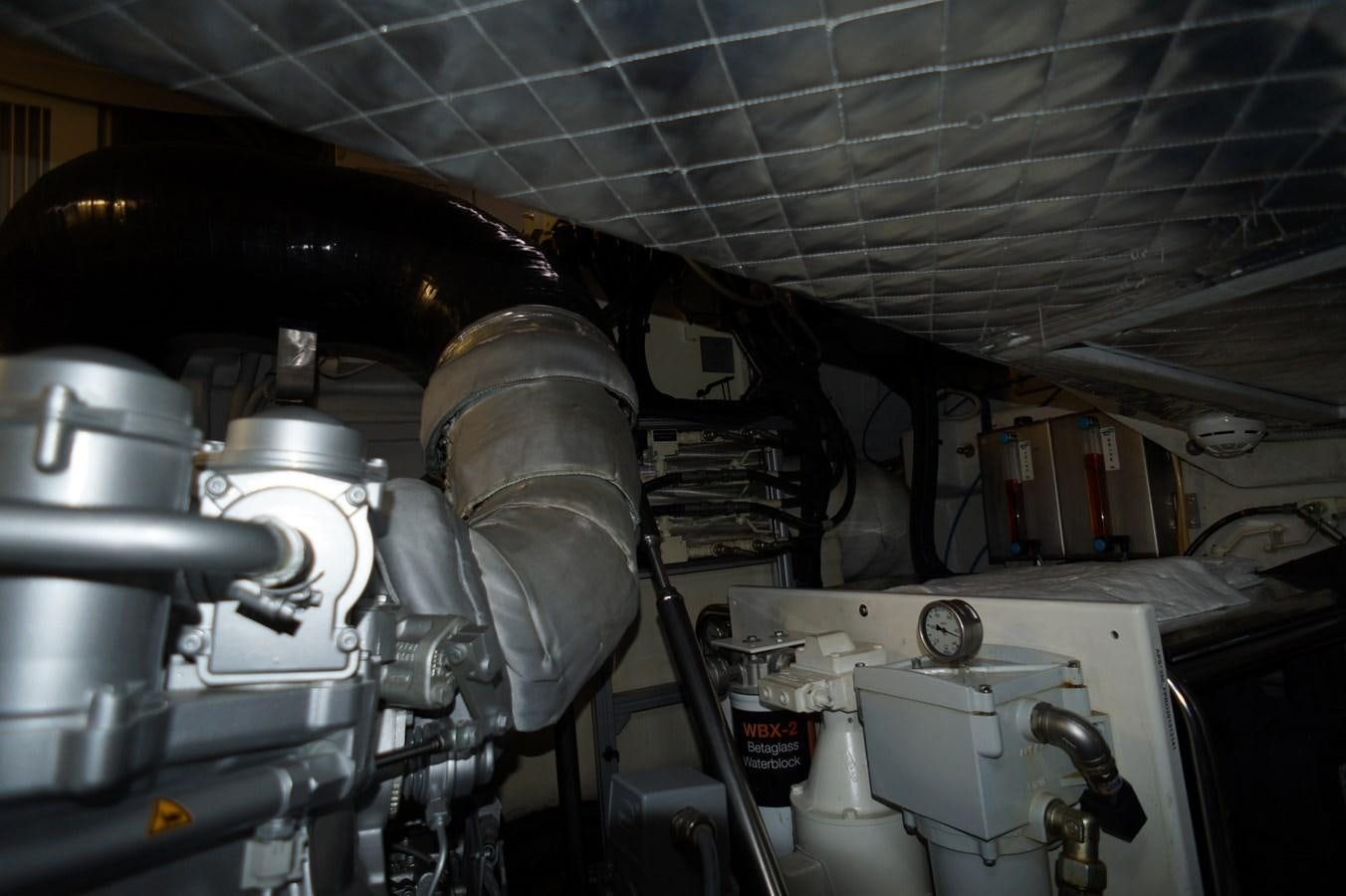 a large metal machine aboard THE OFFICE Yacht for Sale