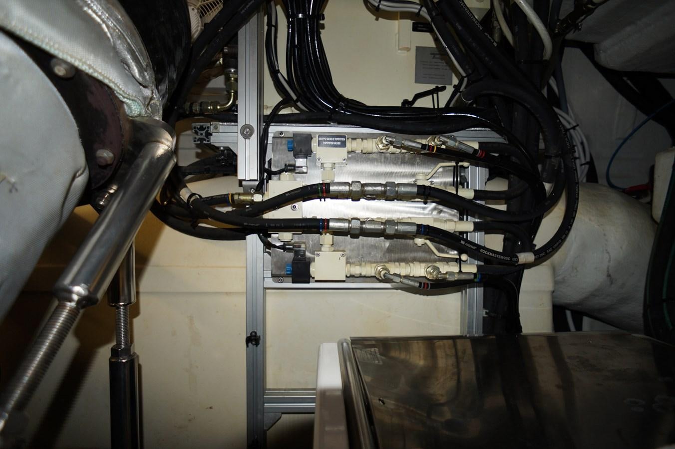 a close-up of a machine aboard THE OFFICE Yacht for Sale