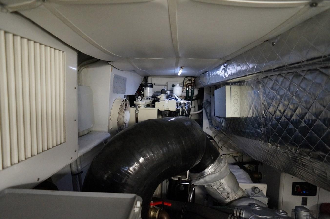 a large room with machinery aboard THE OFFICE Yacht for Sale