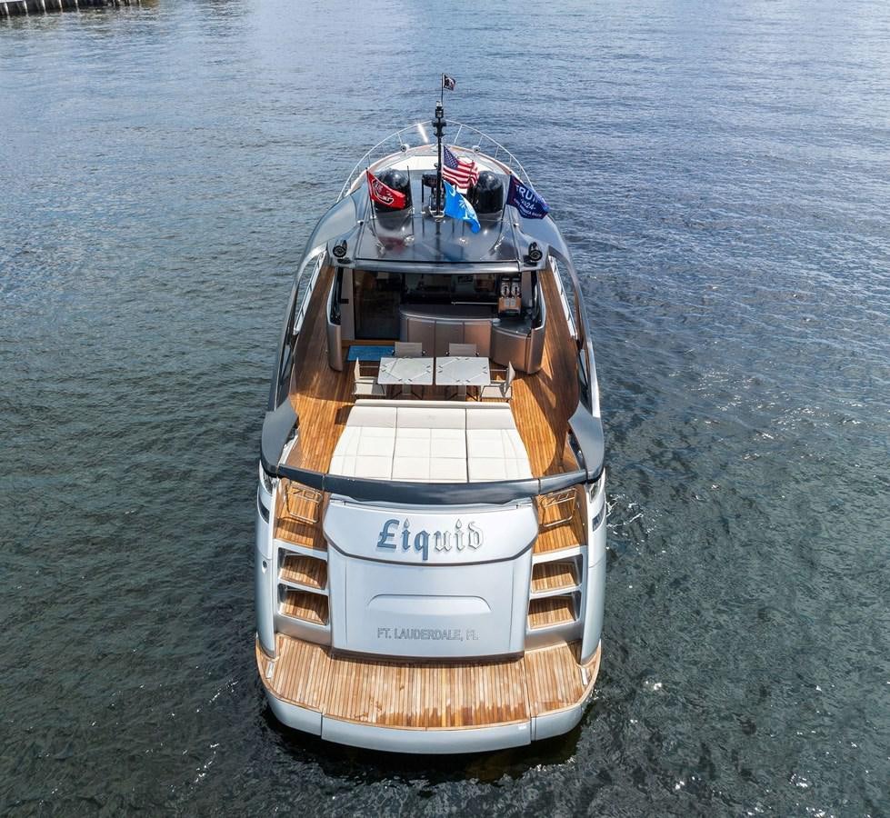 a boat on the water aboard LIQUID Yacht for Sale