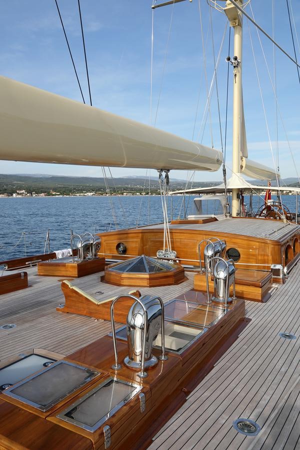 a boat on the water aboard ASGARD Yacht for Sale