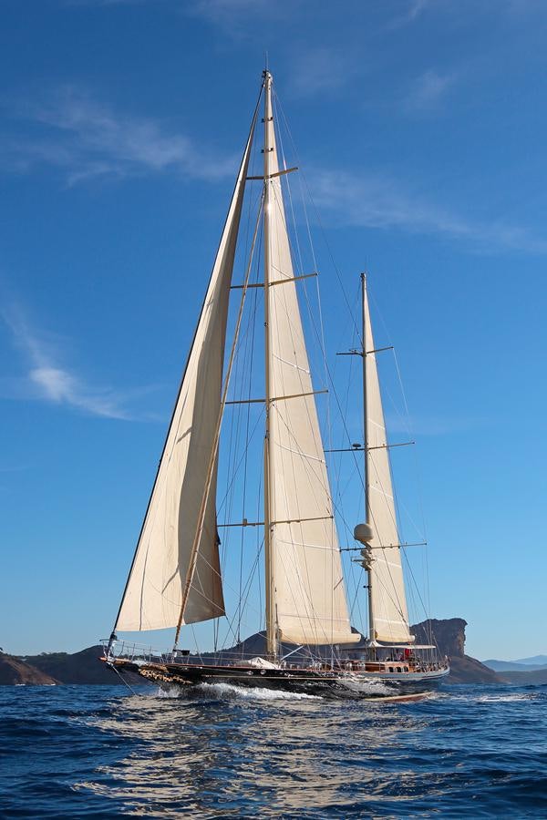 a sailboat on the water aboard ASGARD Yacht for Sale
