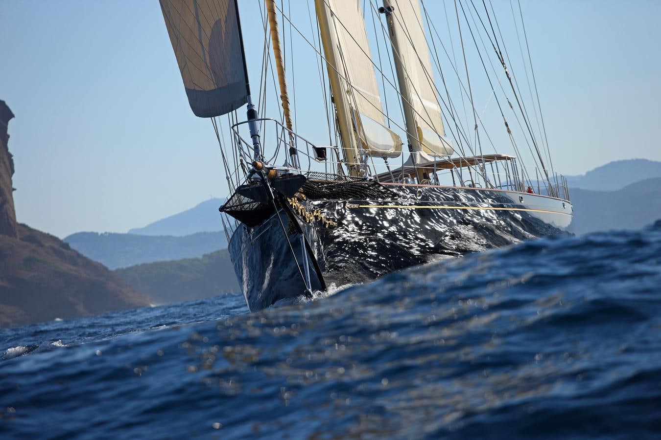 a sailboat on the water aboard ASGARD Yacht for Sale