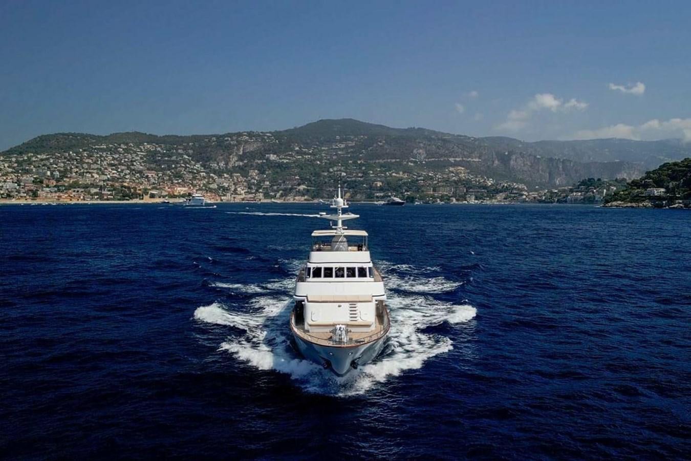 a boat on the water aboard CLASSIC 40M BENETTI Yacht for Sale