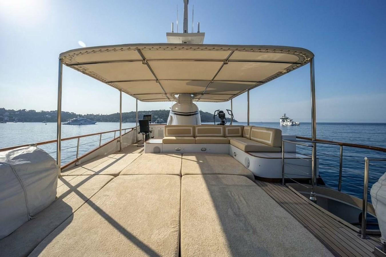 a boat on the water aboard CLASSIC 40M BENETTI Yacht for Sale