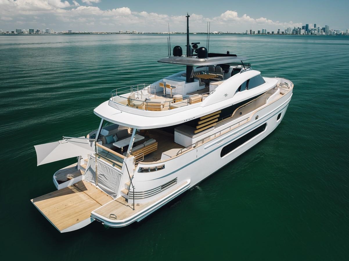 a boat on the water aboard EQUITES Yacht for Sale