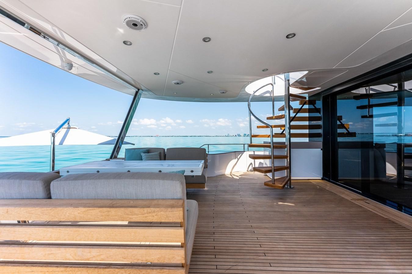 a boat on the water aboard EQUITES Yacht for Sale