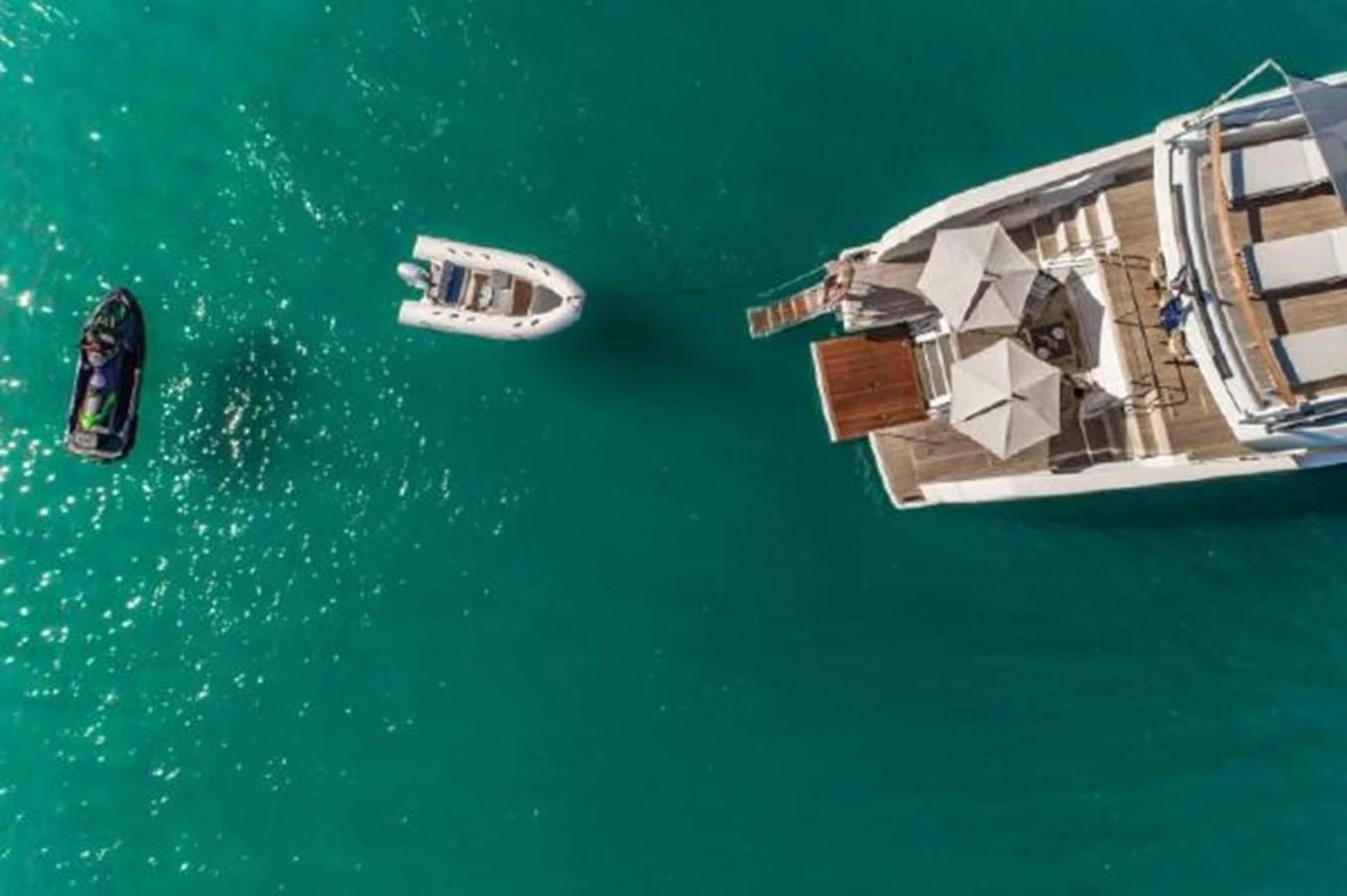 a boat in the water aboard SANLORENZO SX76 Yacht for Sale