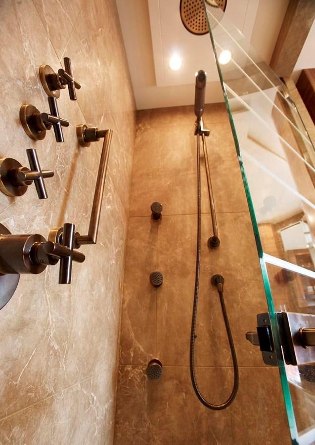 a large metal object with a handle aboard PREDATOR Yacht for Sale