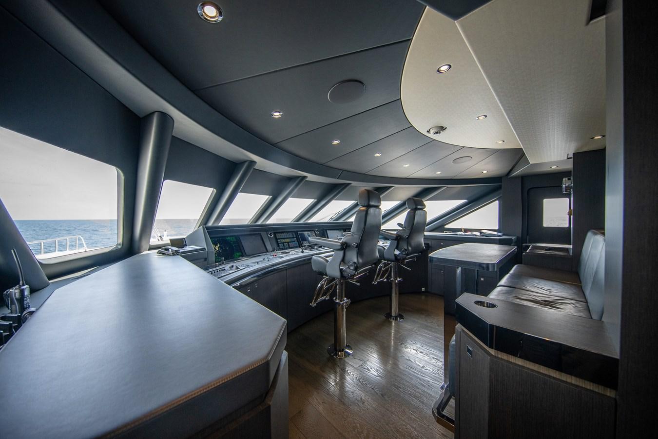 inside of a vehicle aboard VAN TOM Yacht for Sale
