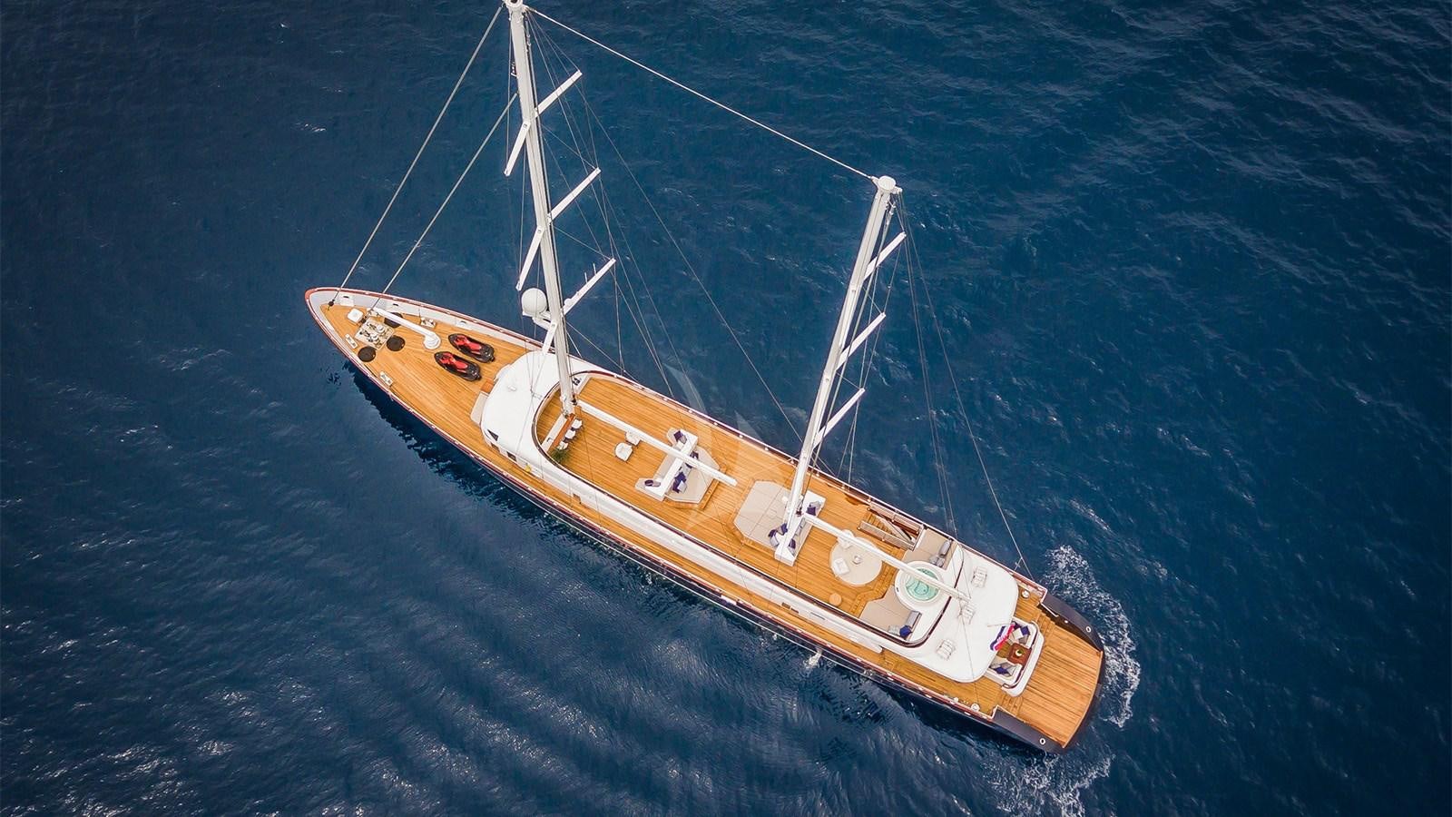 a boat in the water aboard CLASE AZUL Yacht for Sale