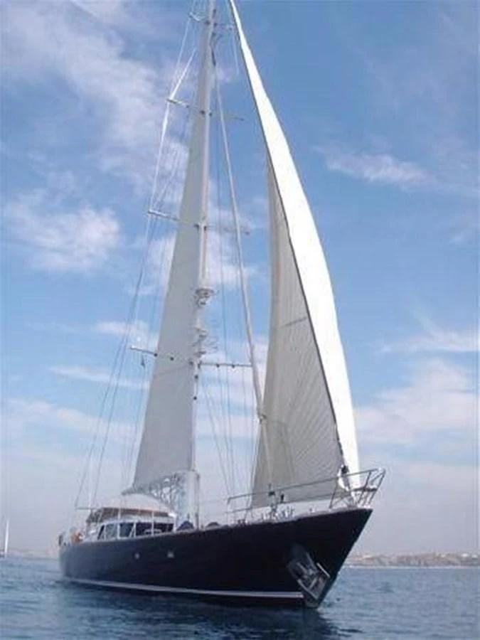 a boat on the water aboard ORIEL Yacht for Sale