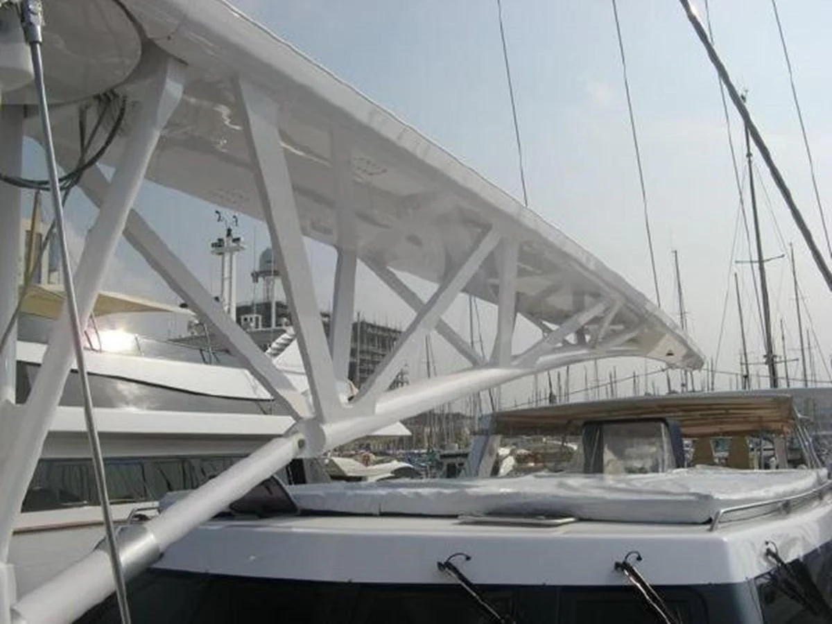 a boat on the water aboard ORIEL Yacht for Sale