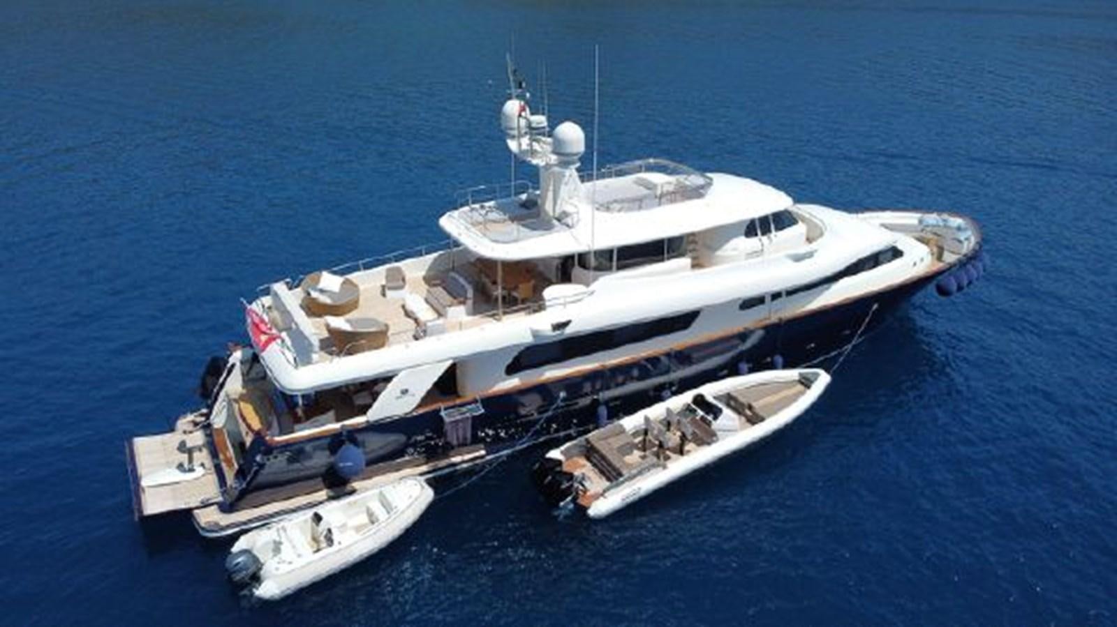 a boat on the water aboard STELLA MARIS Yacht for Sale