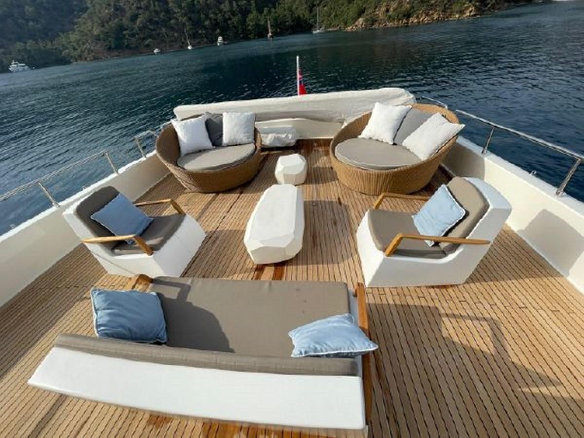 a boat on the water aboard STELLA MARIS Yacht for Sale
