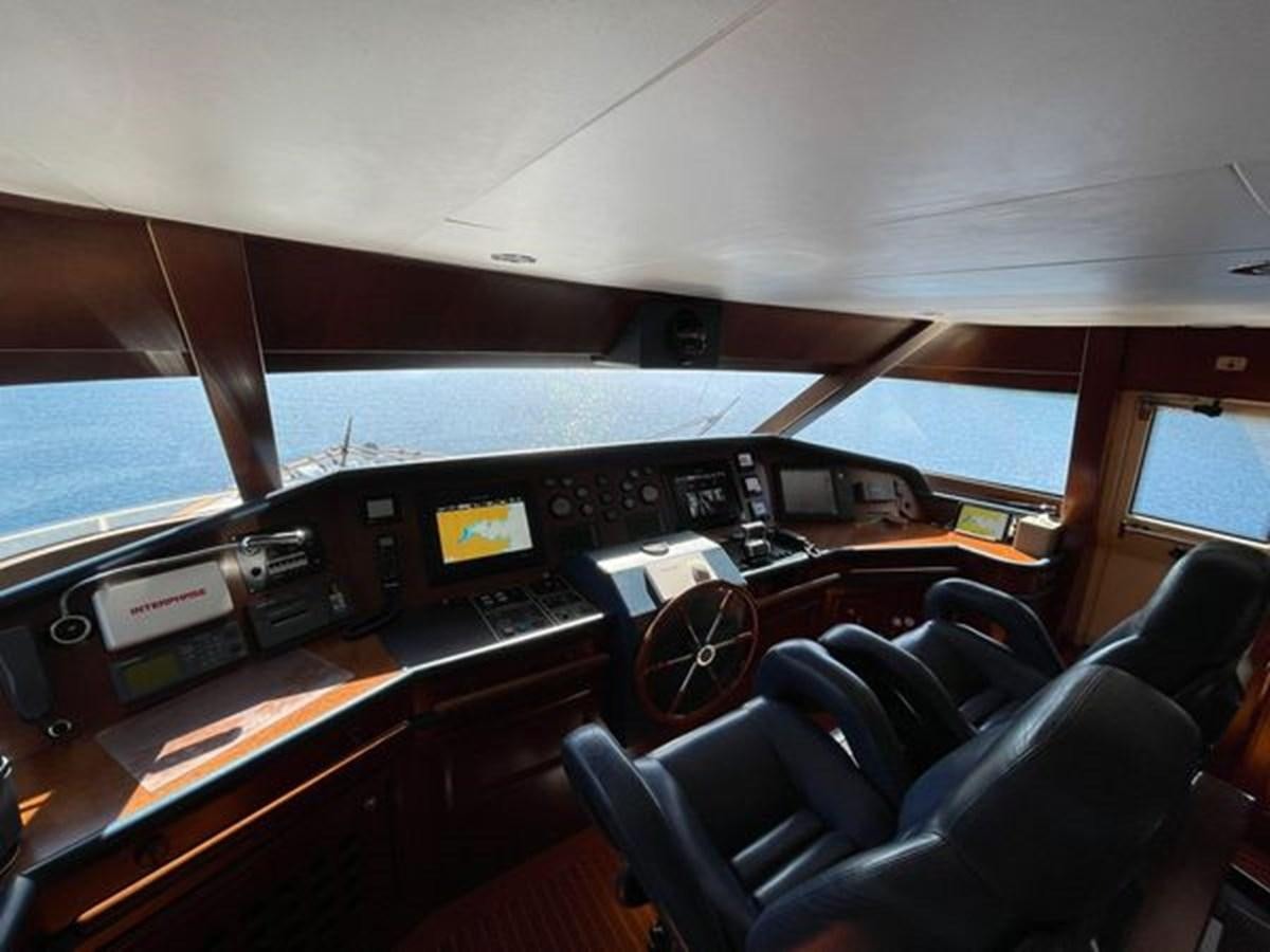 inside of a vehicle aboard STELLA MARIS Yacht for Sale