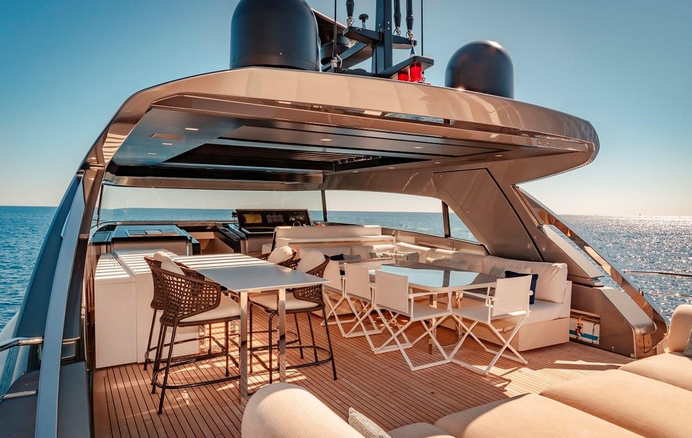 a boat on a boat aboard LA SX88 Yacht for Sale