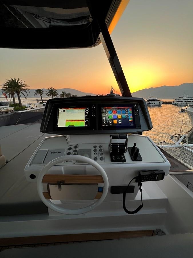 the interior of a car aboard AISULU Yacht for Sale