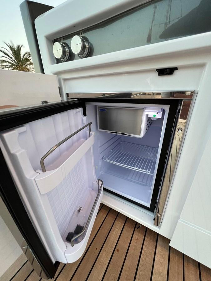 a kitchen with a large oven aboard AISULU Yacht for Sale