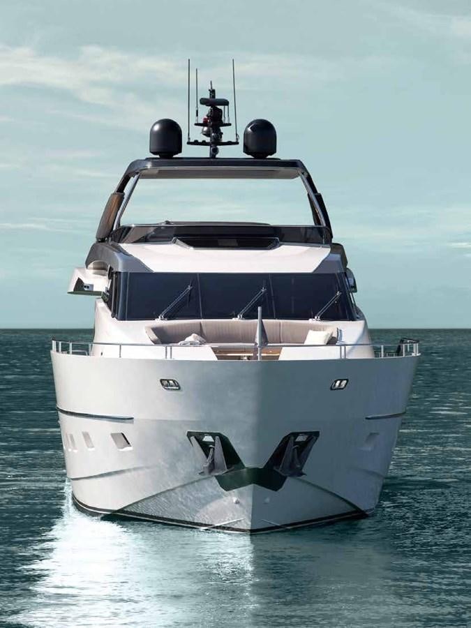a boat in the water aboard 2017 SANLORENZO SL86 # 676 Yacht for Sale