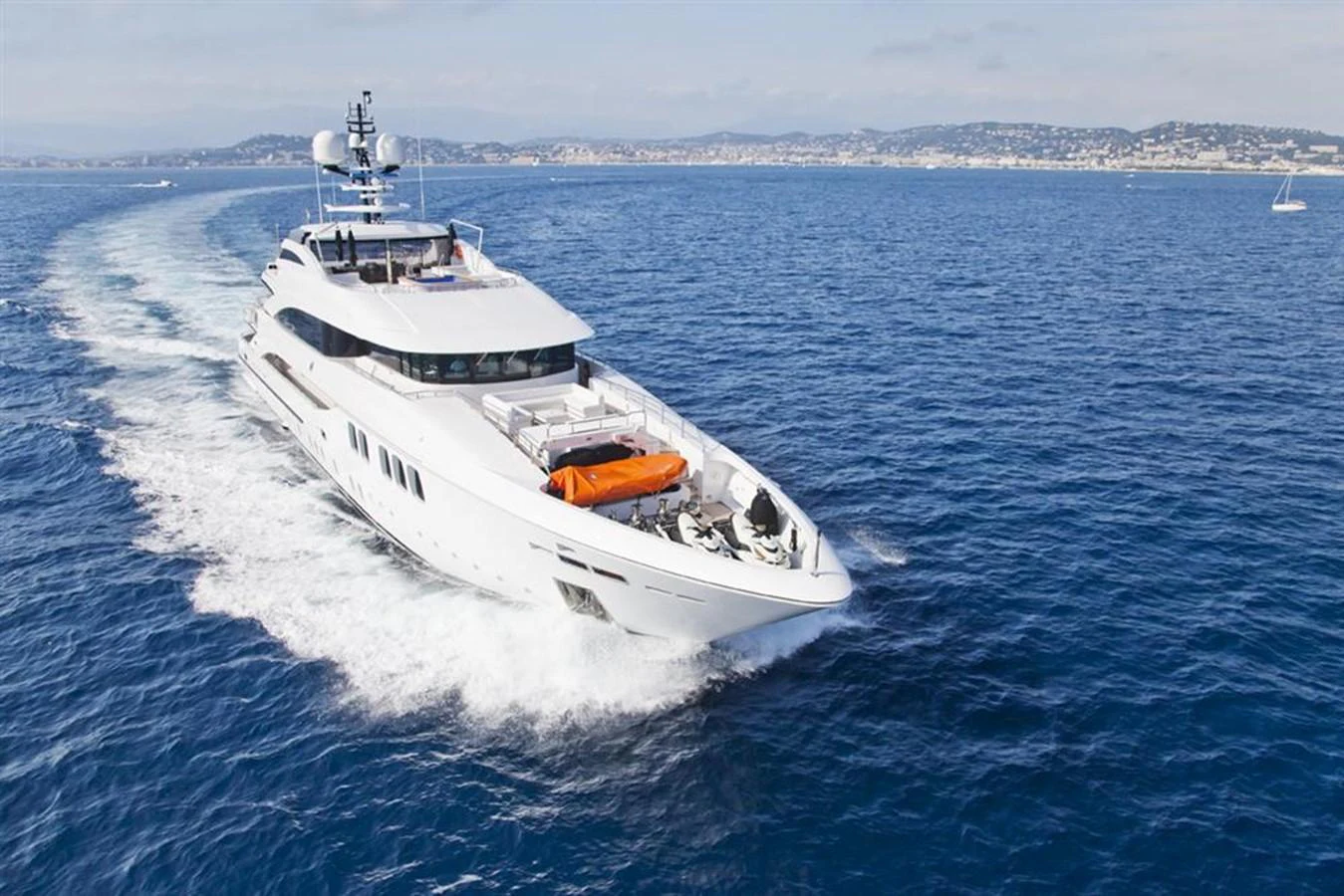a boat on the water aboard ALEXANDER AGAIN Yacht for Sale