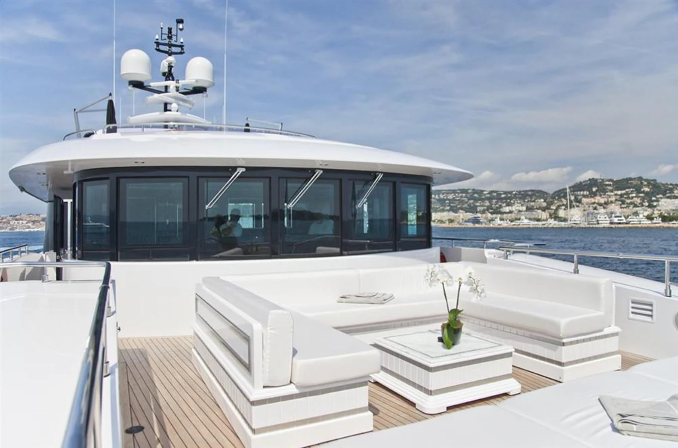 a boat on the water aboard ALEXANDER AGAIN Yacht for Sale