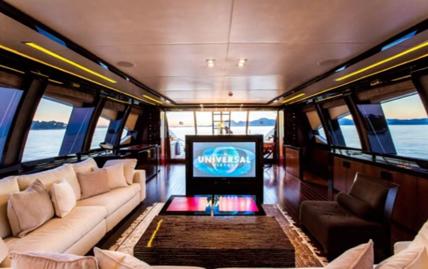 inside of a train aboard MY IZUMI Yacht for Sale