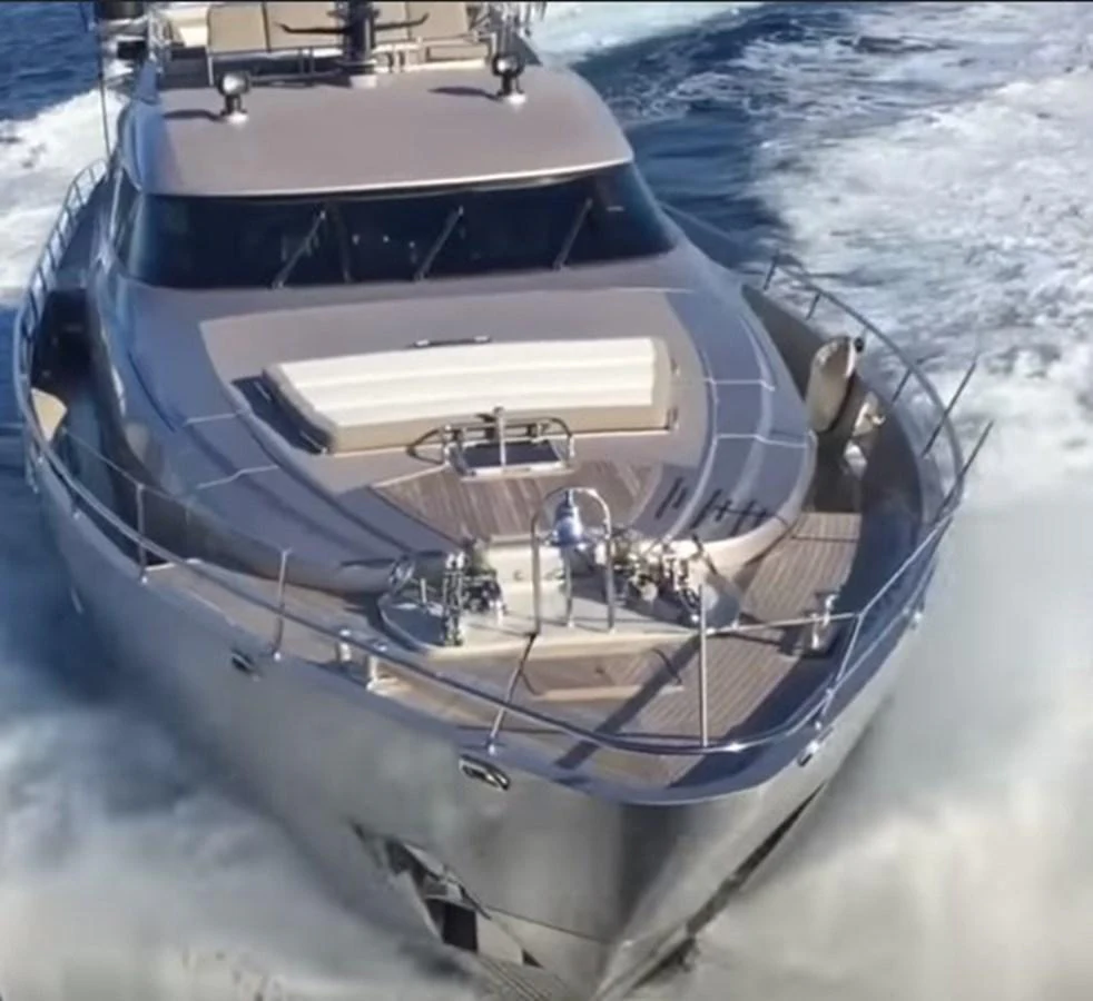 a boat on the water aboard MY IZUMI Yacht for Sale
