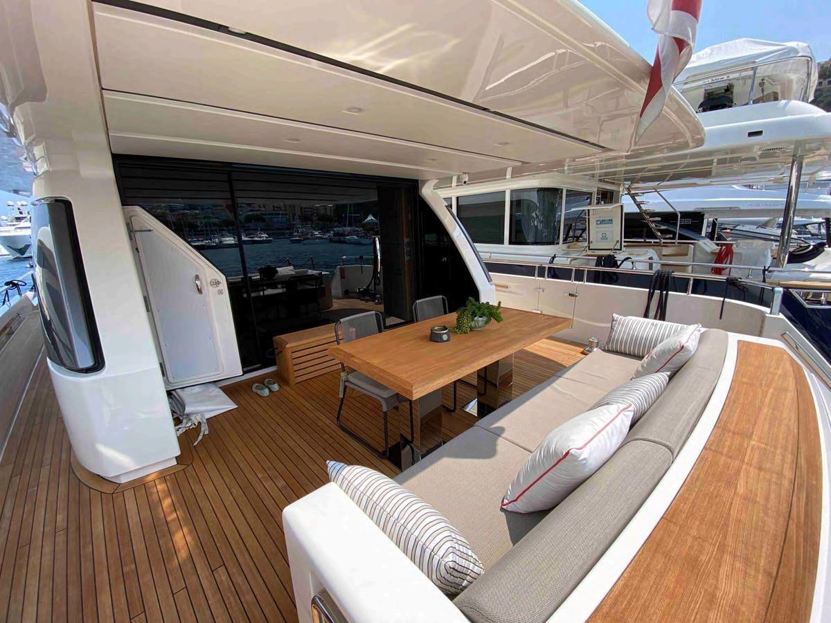 a boat on the water aboard MARITTA’S Yacht for Sale