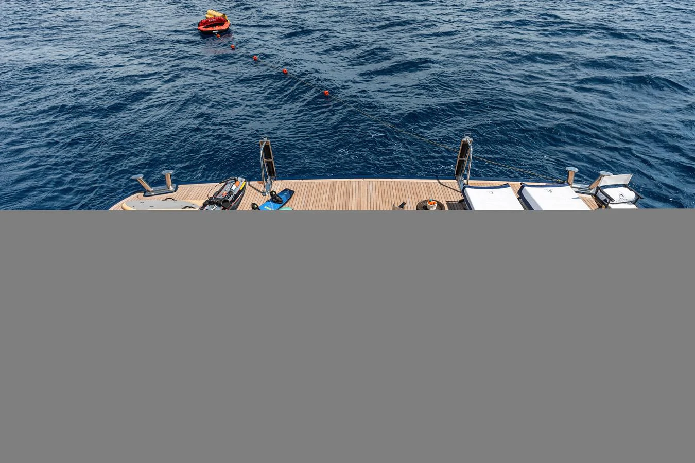 a boat on the water aboard FORCE BLUE Yacht for Sale