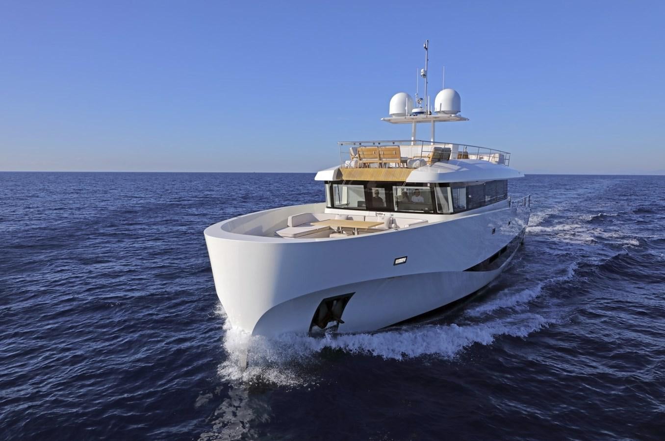 a boat in the water aboard ALEXANDRA Yacht for Sale