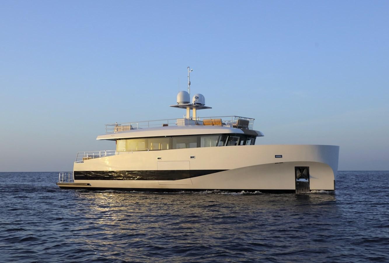 a boat in the water aboard ALEXANDRA Yacht for Sale