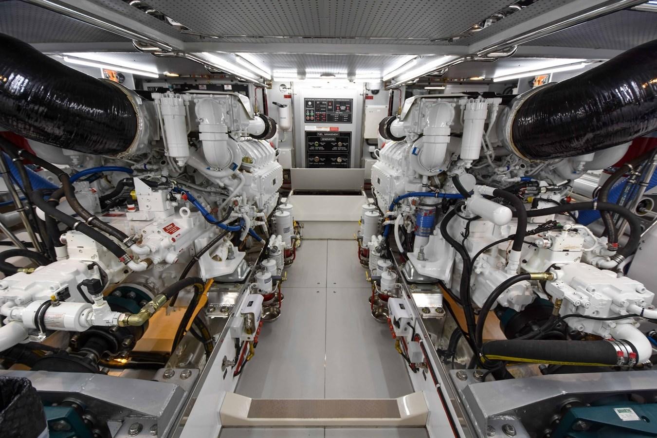 a large machine with pipes aboard FLEMING 78 - CLASSIC FLYBRIDGE Yacht for Sale