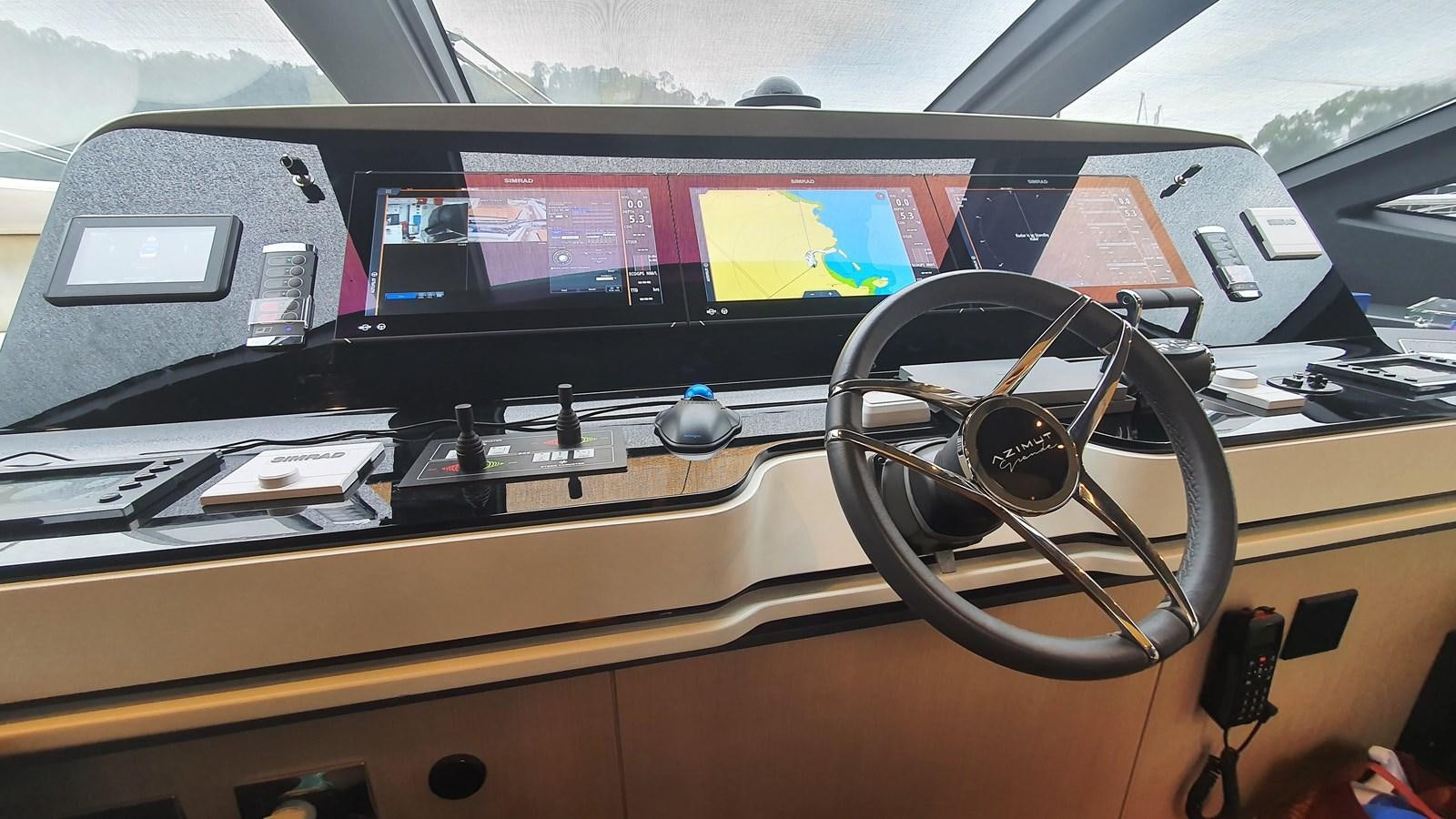 the inside of a car aboard M32 025 Yacht for Sale