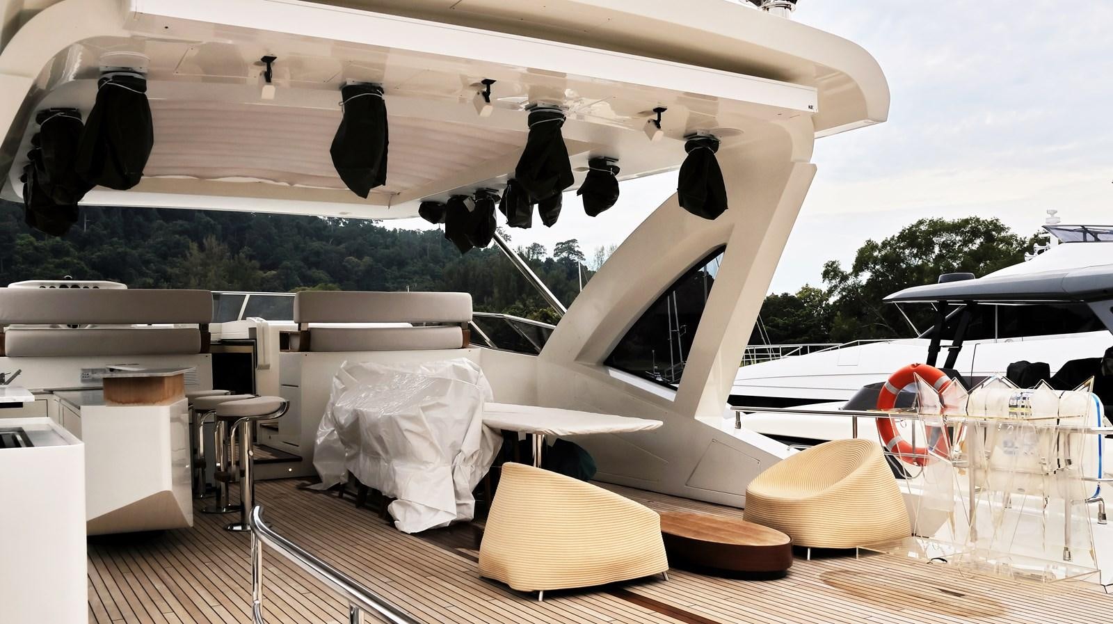 a boat with white sheets aboard M32 025 Yacht for Sale