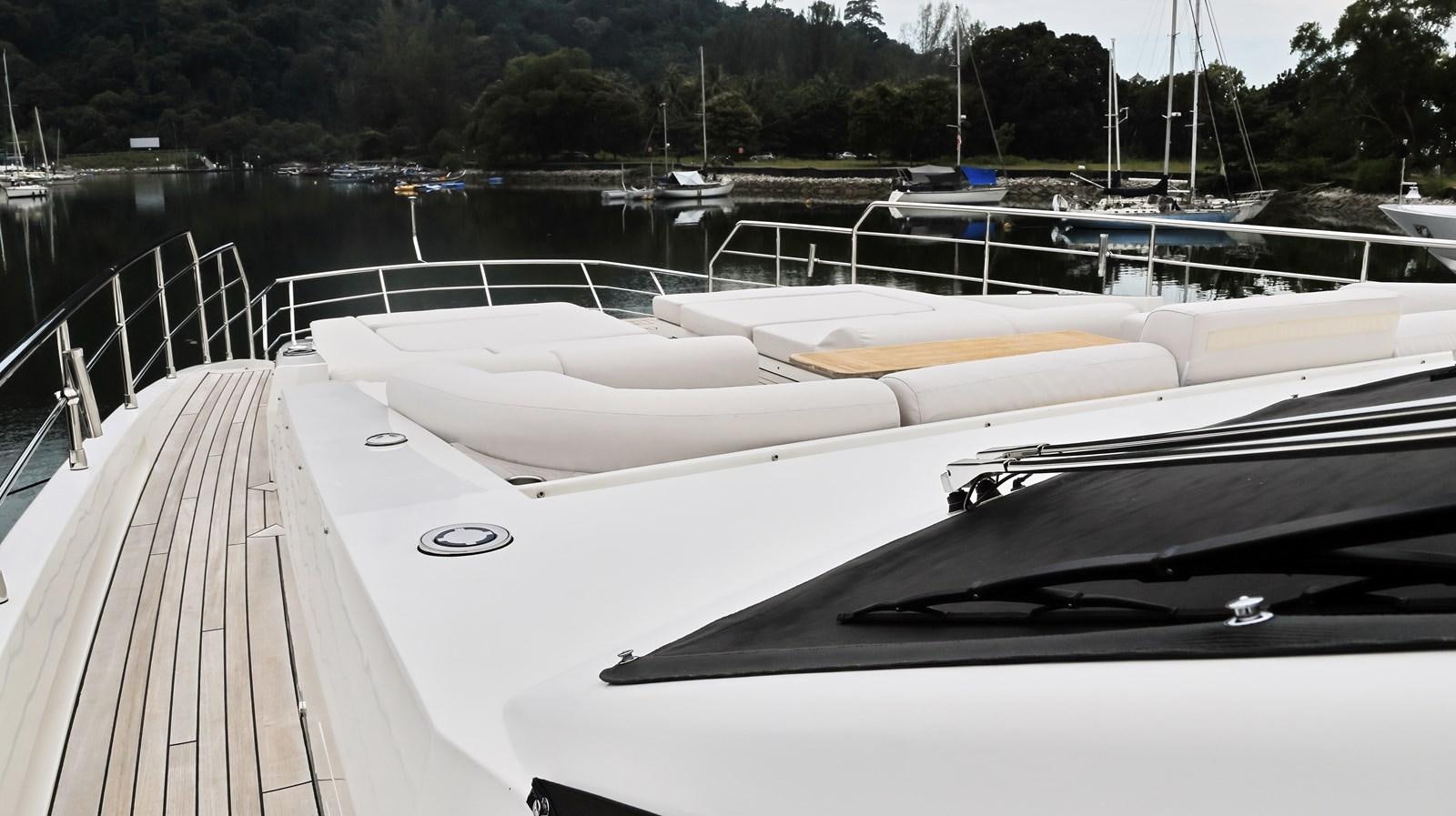 a group of boats in a harbor aboard M32 025 Yacht for Sale