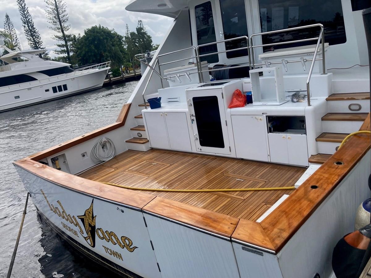 a boat with a deck aboard LADY JANE Yacht for Sale