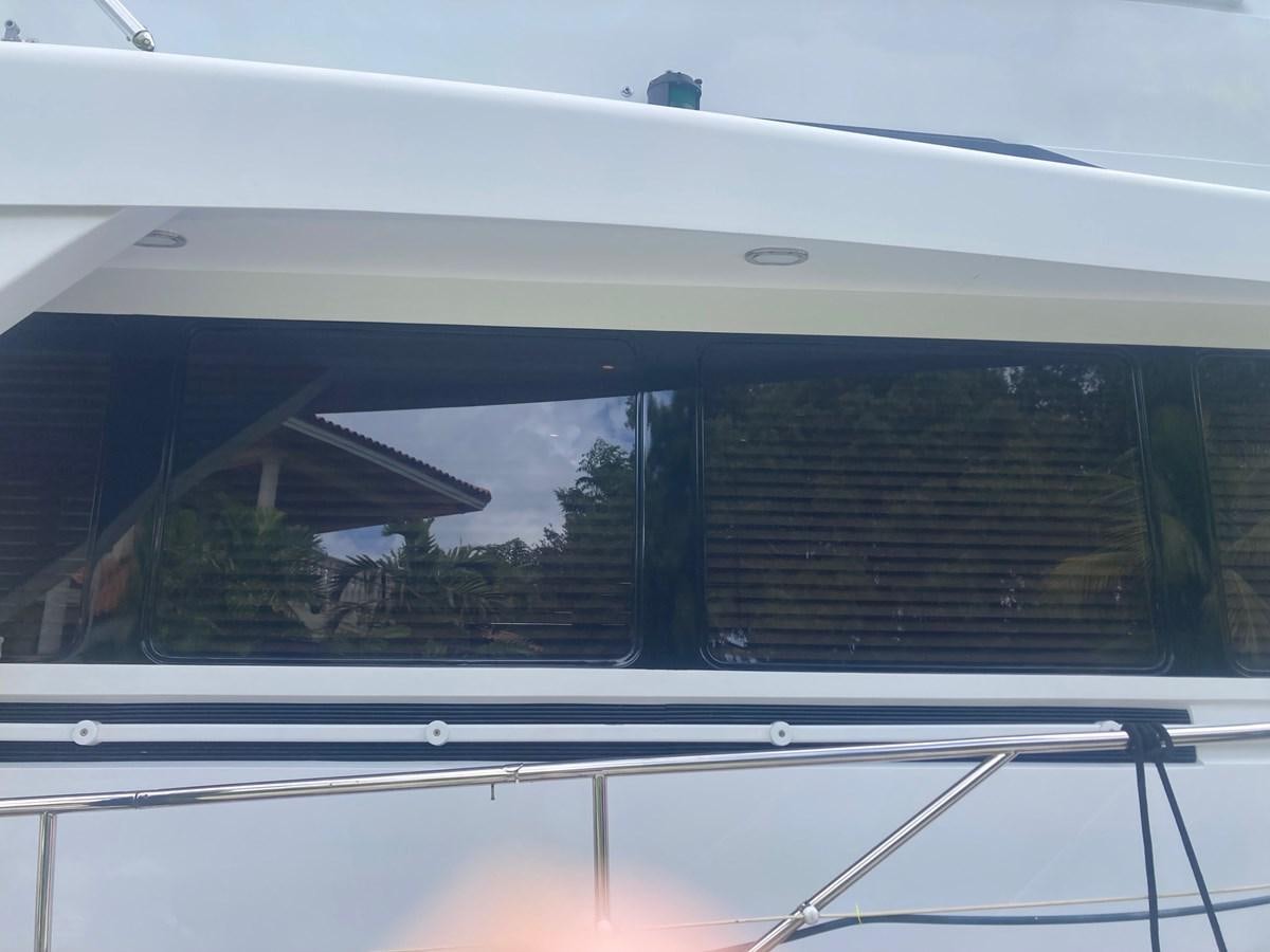 the side of a boat aboard LADY JANE Yacht for Sale