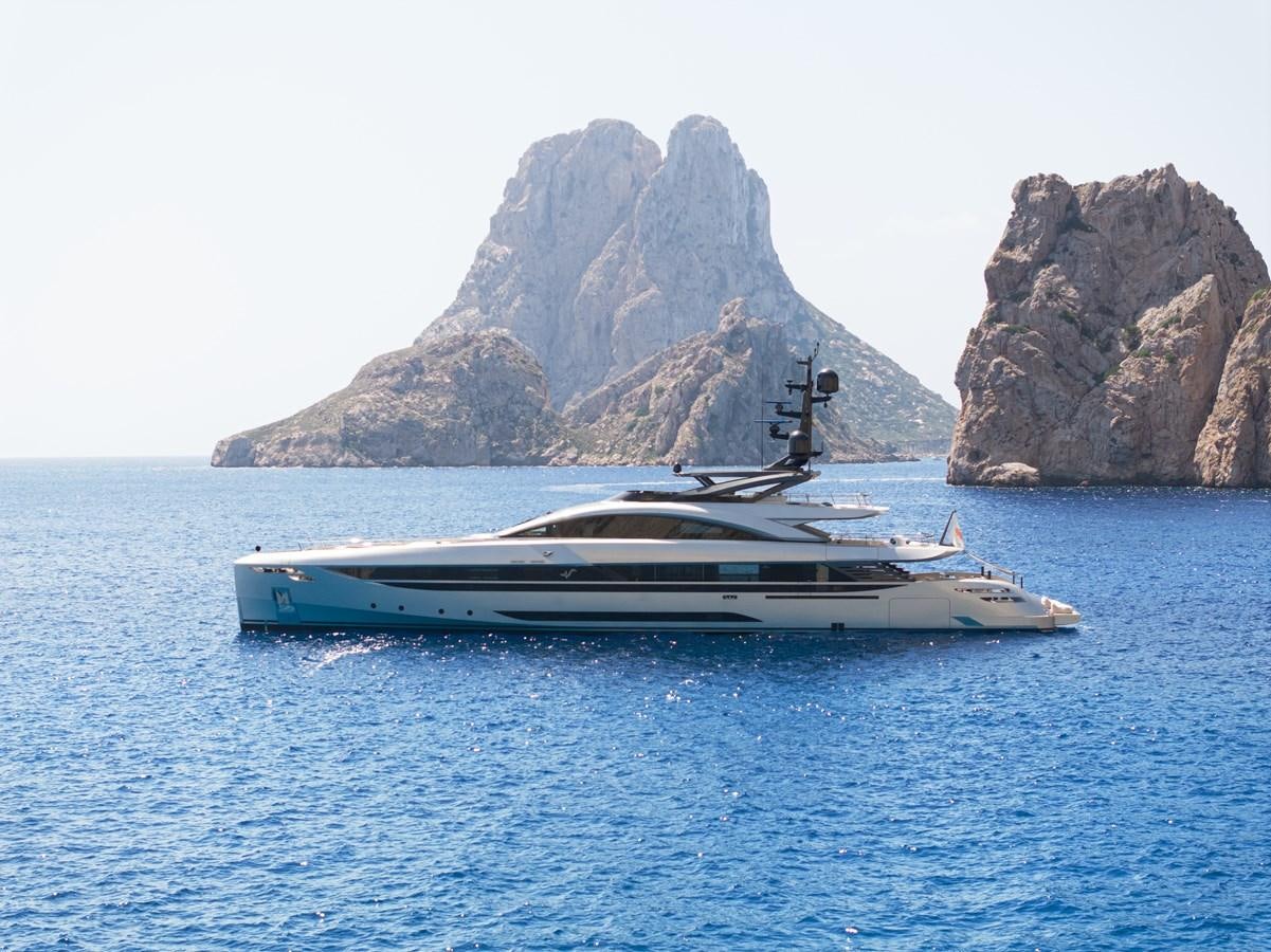 a boat in the water aboard NO STRESS Yacht for Sale