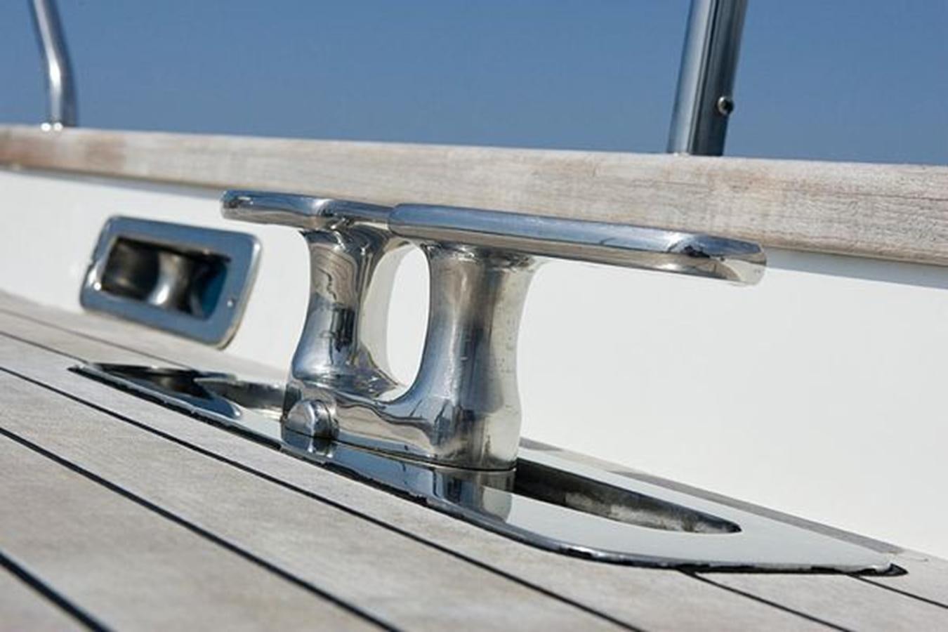 a close-up of a sink aboard WHITE DOLPHIN Yacht for Sale